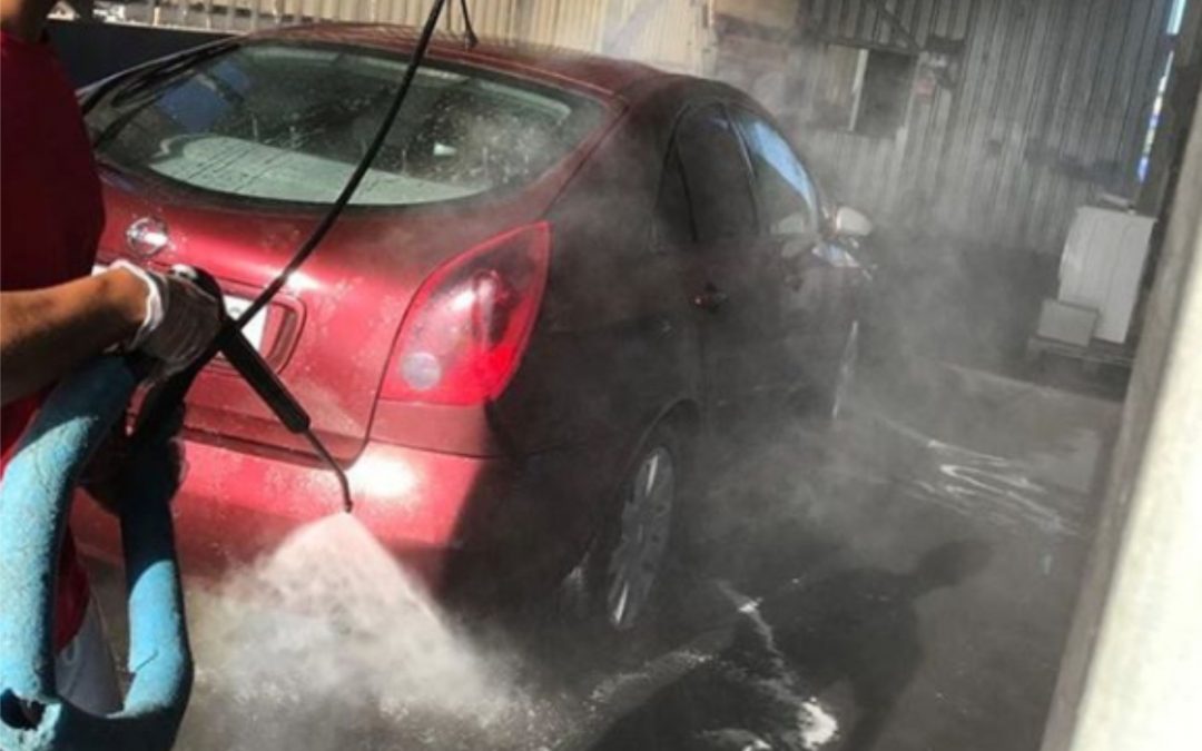 lavado de coches a mano en las chafiras